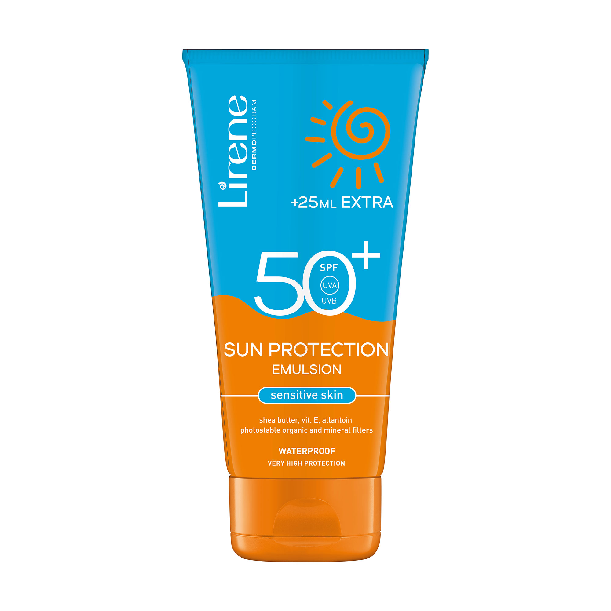Емульсія Lirene для засмаги SPF 50, 175 мл
